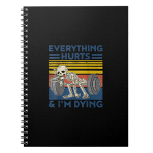 Caderno Espiral Tudo Magoa Pesar Ness Gym Gift