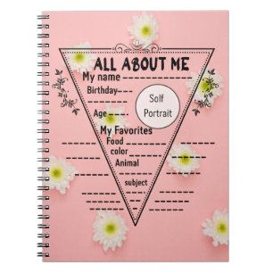 Caderno Espiral Tudo Sobre Mim