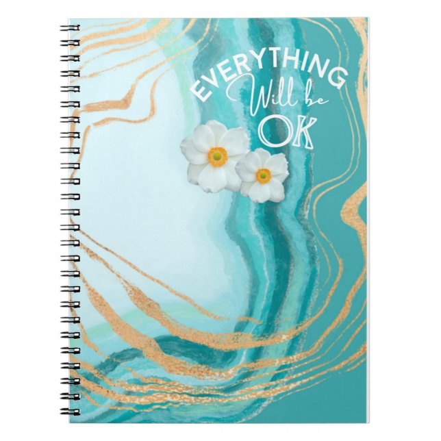 Caderno Espiral tudo vai ficar bem (Frente)