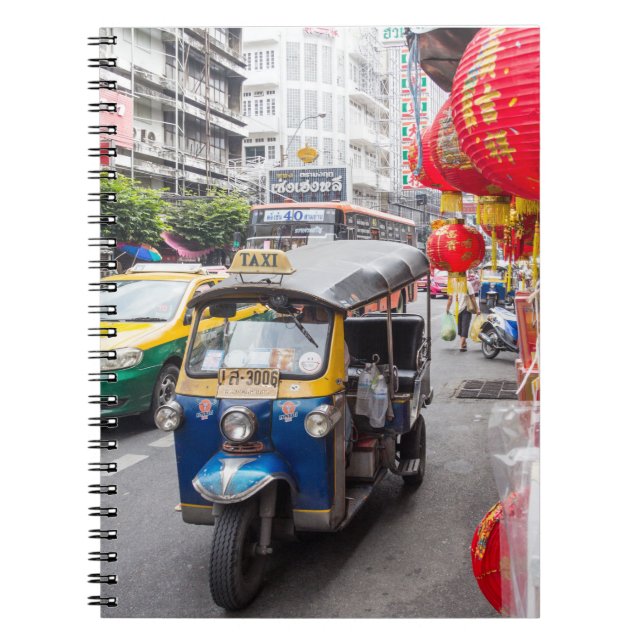 Caderno Espiral Tuk tuk, Bangkok (Frente)