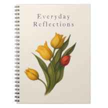 Tulip Floral Notebook | Nature Journal for Writing