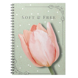 Caderno Espiral Tulip Floral Notebook | Soft & Free Journal