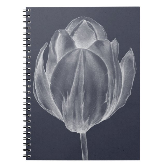 Caderno Espiral Tulipa monocromática I (Frente)