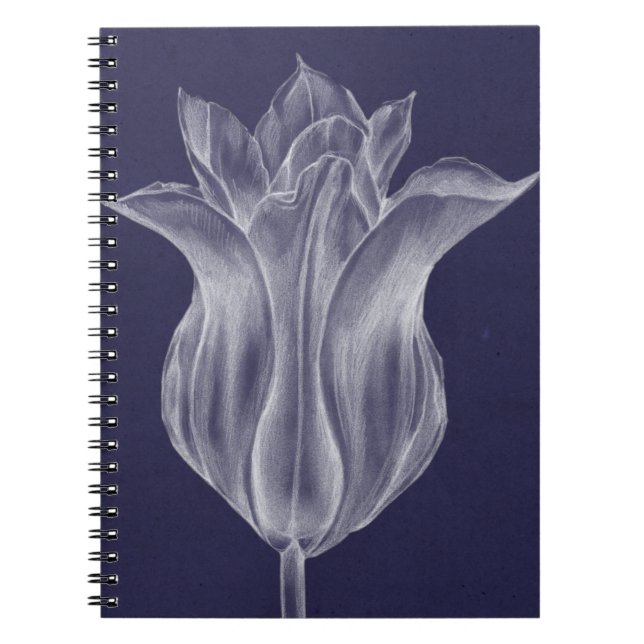 Caderno Espiral Tulipa monocromática III (Frente)