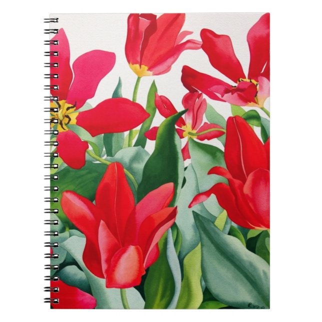 Caderno Espiral Tulipas de Shakespeare (Frente)