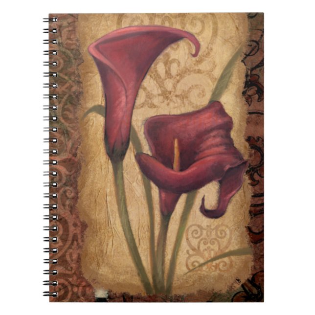 Caderno Espiral Tulipas vermelhas mim (Frente)