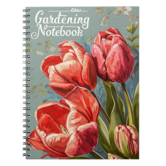Caderno Espiral Tulips Vintage
