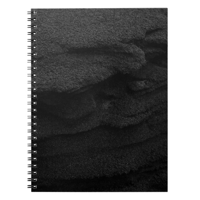 Caderno Espiral Túmulo de cinzas e de áreas pretas (Frente)