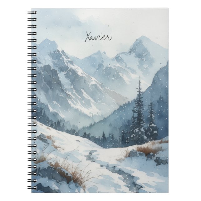 Caderno Espiral Tundra Gelada  (Frente)