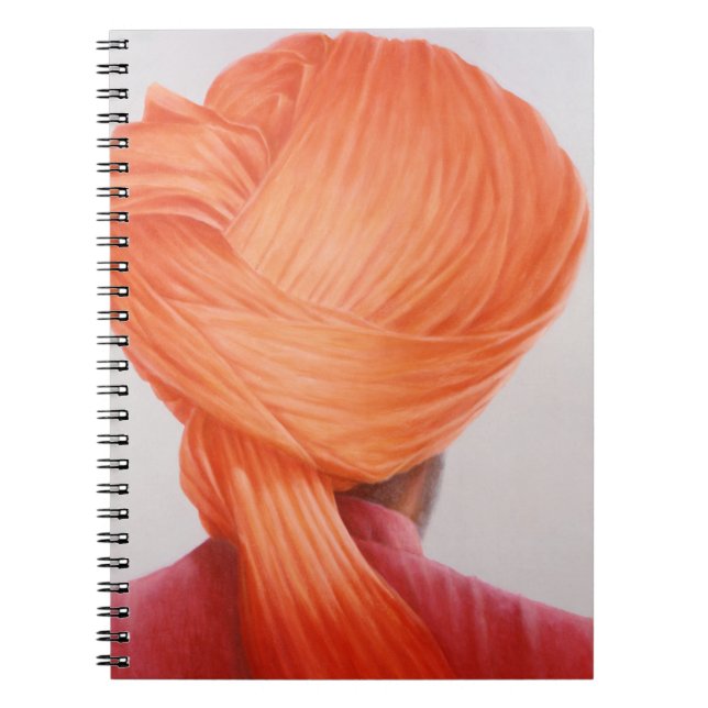 Caderno Espiral Turbante do açafrão (Frente)