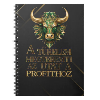 Caderno Espiral Türelem | Motiváció | Mercado Bull