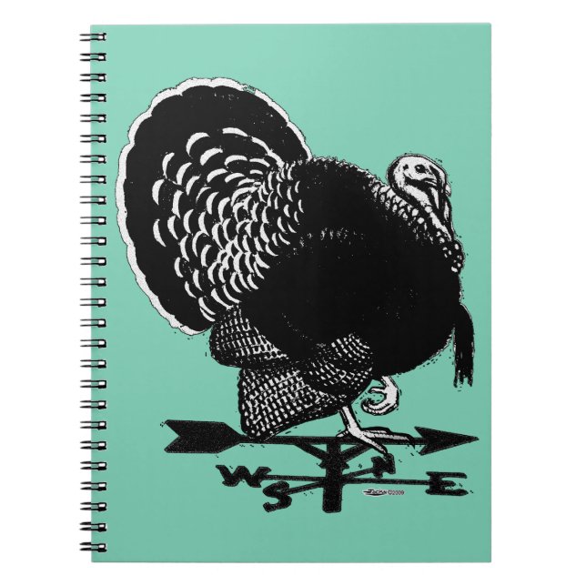 Caderno Espiral Turkey Weathervane (Frente)
