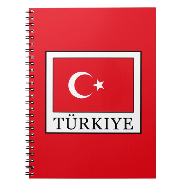 Caderno Espiral Türkiye (Frente)