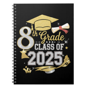 Caderno Espiral Turma da 8ª Série Graduada em 2025 Graduação