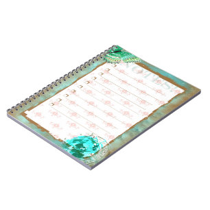 Caderno Espiral TURMALINE 4 ~ Notebook