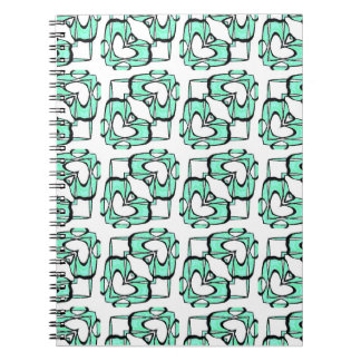 Caderno Espiral Turquoise Bon Bons