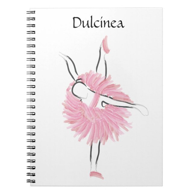 Caderno Espiral Tutu Love Ballerina Notebook Dulcinea (Frente)