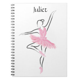 Caderno Espiral Tutu Love Ballerina Notebook Juliet