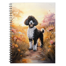 Caderno Espiral Tuxedo Poodle Note Book