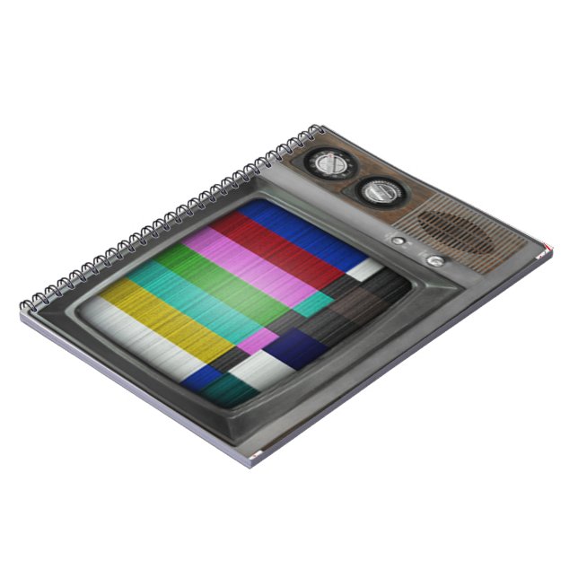 Caderno Espiral TV antiga (Left Side)