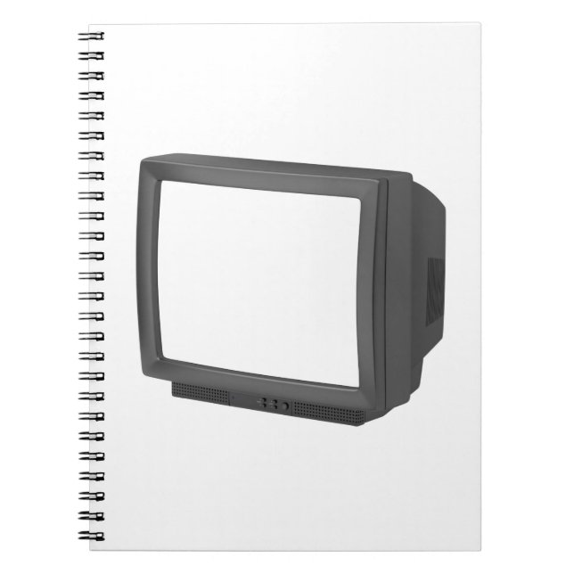 Caderno Espiral TV CRT preta (Frente)