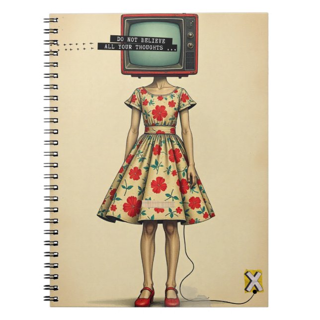 Caderno Espiral TV Lady Portrait Notebook (Frente)