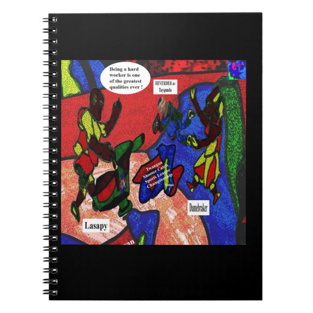 Caderno Espiral Twangan Shooter Catch Sports League CS Notebook (Frente)