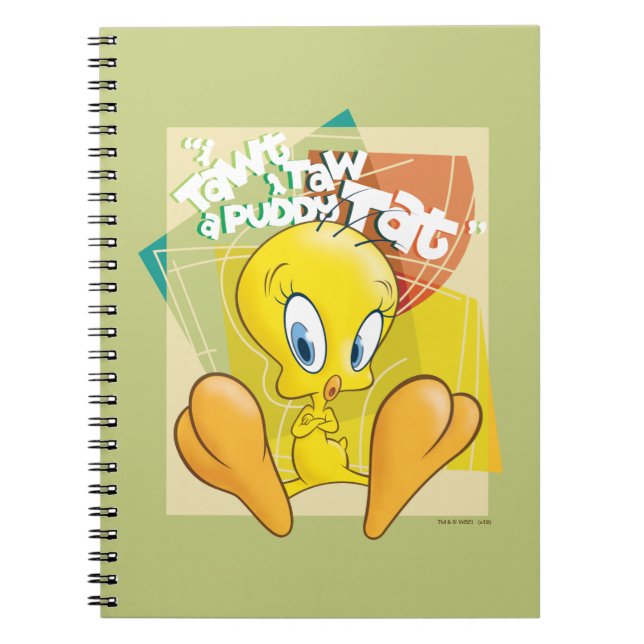 Caderno Espiral TWEETY™ "I Tawt I Taw A Puddy Tat" (Frente)