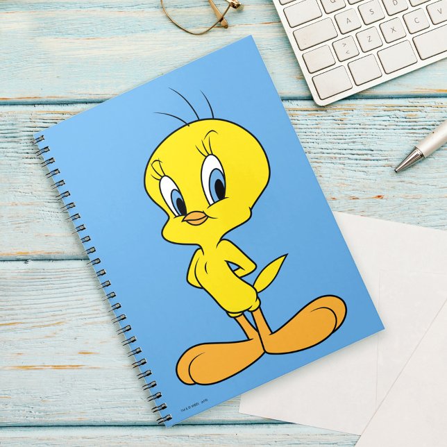 Caderno Espiral TWEETY™ | Pássaro inteligente (Criador carregado)