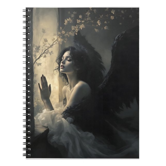 Caderno Espiral Twilight Prayer: O Anjo da Meia-Noite (Frente)