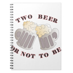 Caderno Espiral two beer