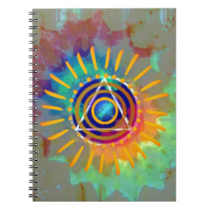 Caderno Espiral Tyedye espiritual