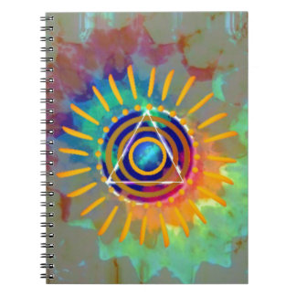 Caderno Espiral Tyedye espiritual