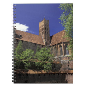 Caderno Espiral UE, Polônia, Pomerânia, Malbork. A maior Europa