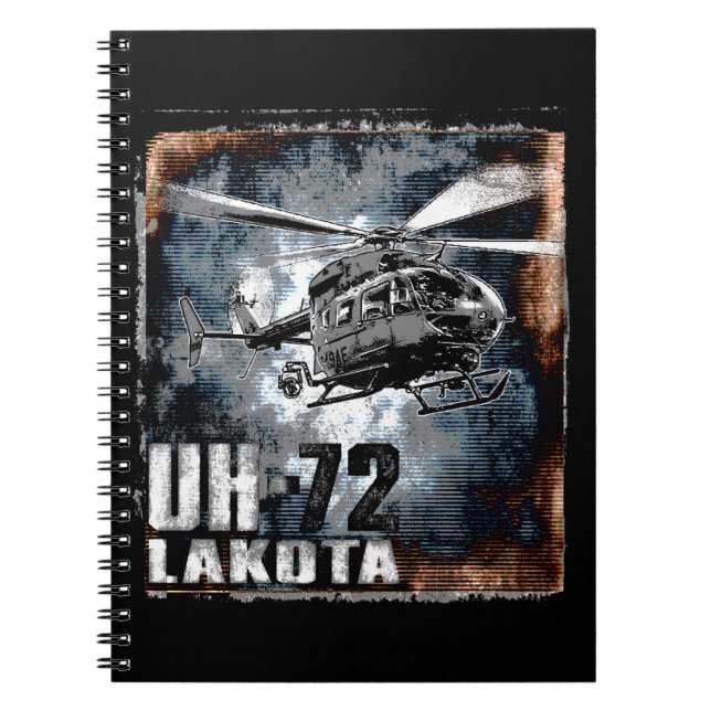 Caderno Espiral UH-72 Lakota (Frente)