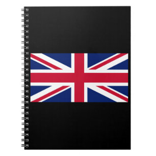 Caderno Espiral Uk Flag-Reino Unido-England-Union Jack