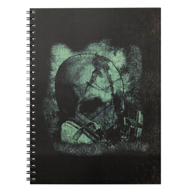 Caderno Espiral Última respiração - Roupa de corrente tecno-distóp (Frente)