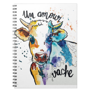 Caderno Espiral Um amor vaca