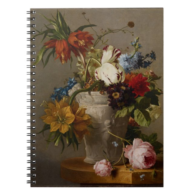 Caderno Espiral Um arranjo com flores, século XIX (Frente)