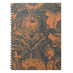 Caderno Espiral Um Bela Notebook Com Arte Botânica Elegante