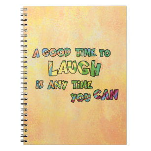 Caderno Espiral UM BOM TiME PARA RIR É POSSÍVEL