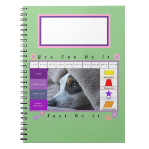 Caderno Espiral Um cachorro engraçado educativo