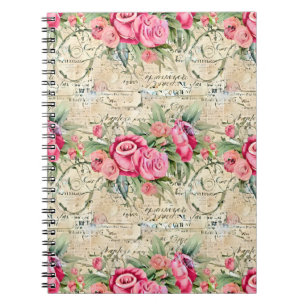 Caderno Espiral Um Design francês Ephemera Series 26