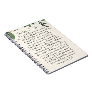 Caderno Espiral Um Dia de Cada Vez Annie Johnson Flint Cartão Post