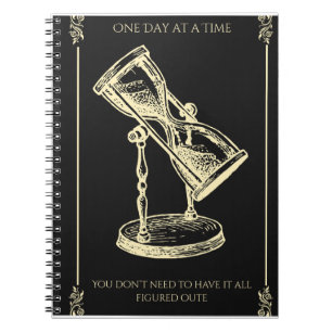 Caderno Espiral Um dia de cada vez - Diário motivacional