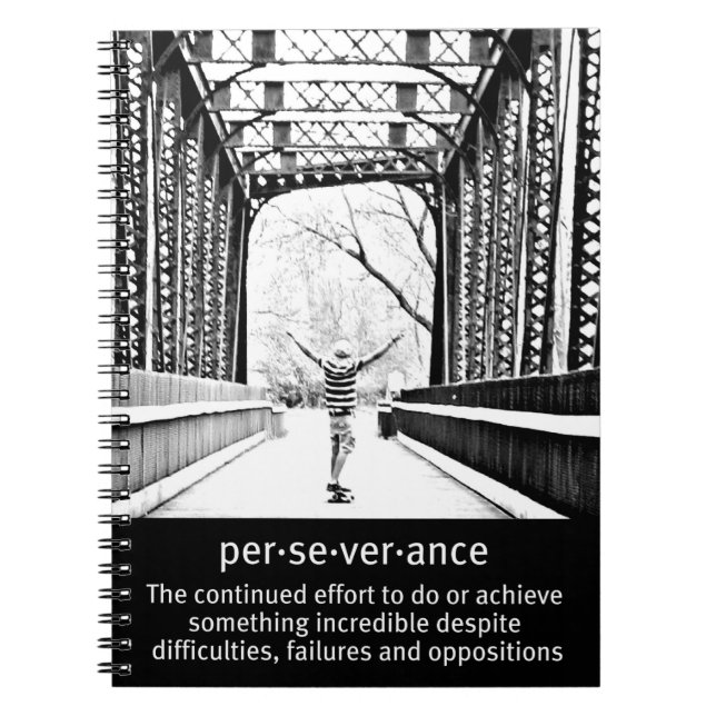 Caderno Espiral Um dia de Excelente para o Longboard (Frente)