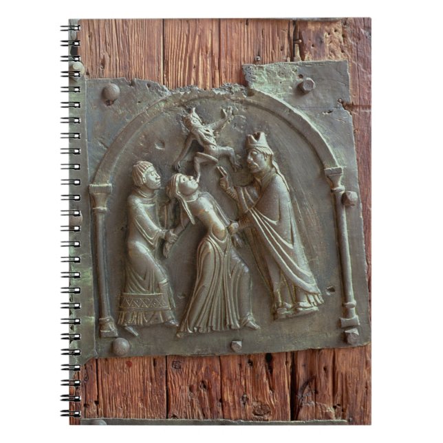 Caderno Espiral Um exorcismo, painel da porta do righthand, 12o (Frente)