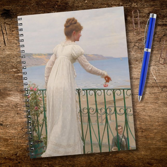 Caderno Espiral Um Favor - Edmund Blair Leighton (Criador carregado)