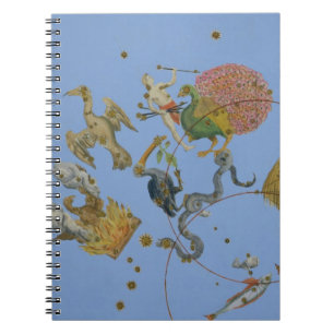 Caderno Espiral Um grupo de constelações de "Uranometria" por Jo