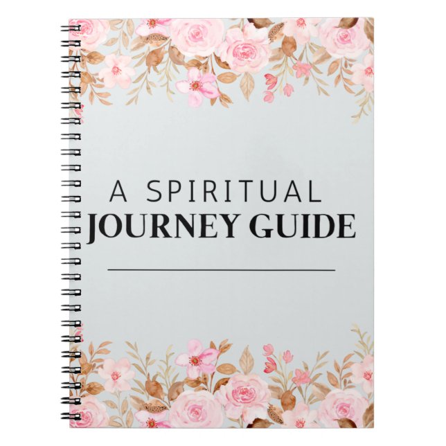 Caderno Espiral Um Guia De Viagem Espiritual. (Frente)